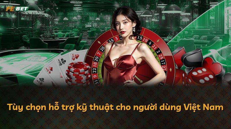 Tùy chọn hỗ trợ kỹ thuật cho người dùng Việt Nam